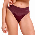 Warm Brief High Waist Pant Women - mauve