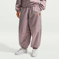 Mid-Rise Oversized Training pants Women - brown