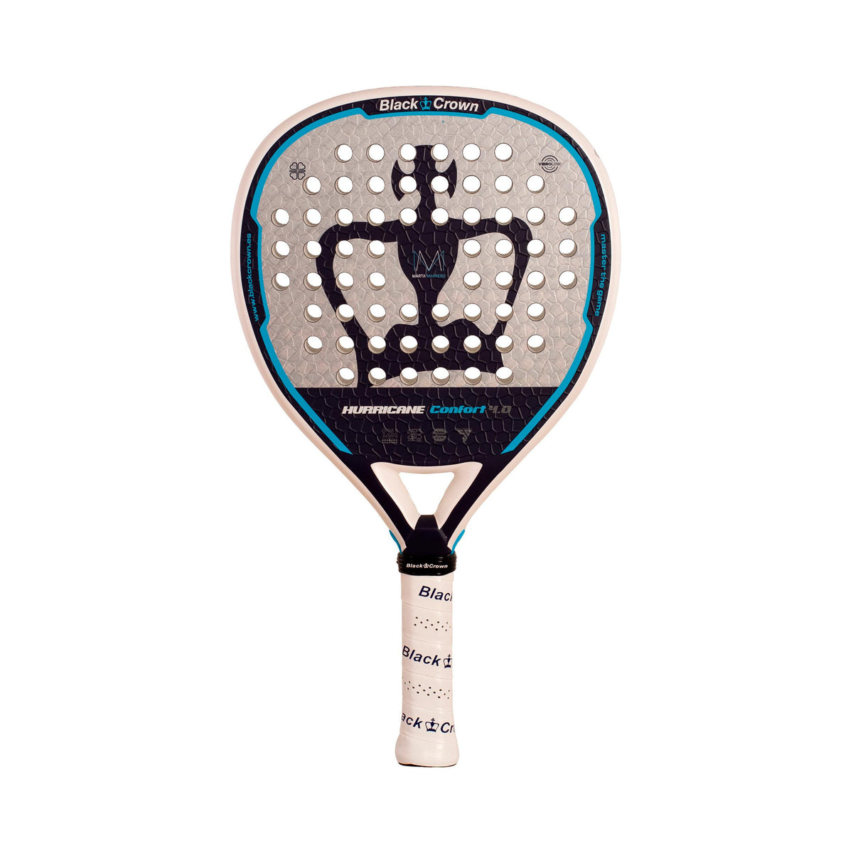 Black Crown Hurricane Comfort 4.0 Padel racket full-surface