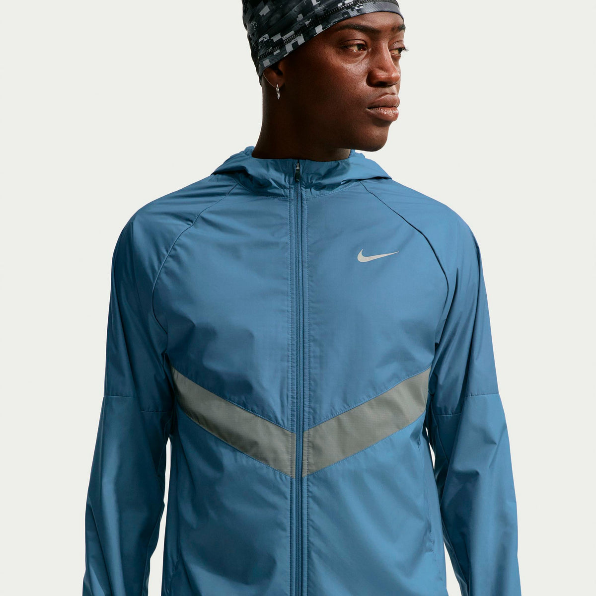 Nike Miler Therma-Fit  Running jacket Men - blue grey, silver