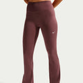One High Waist Flare Tight Damen - mauve