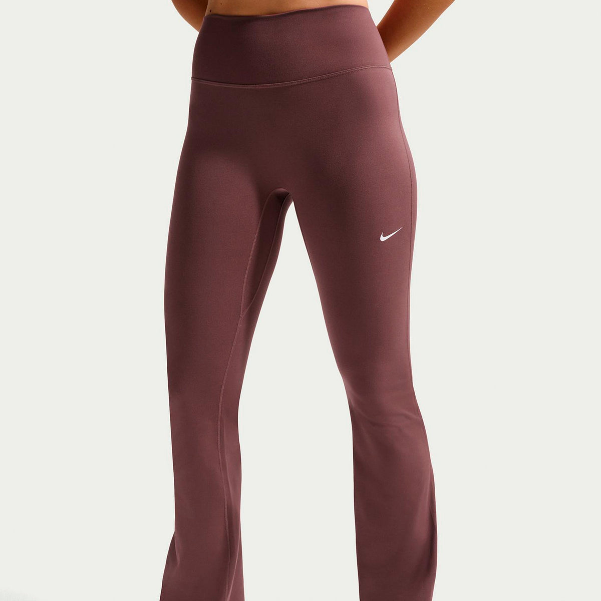 Nike One High Waist Flare Tight Damen - mauve